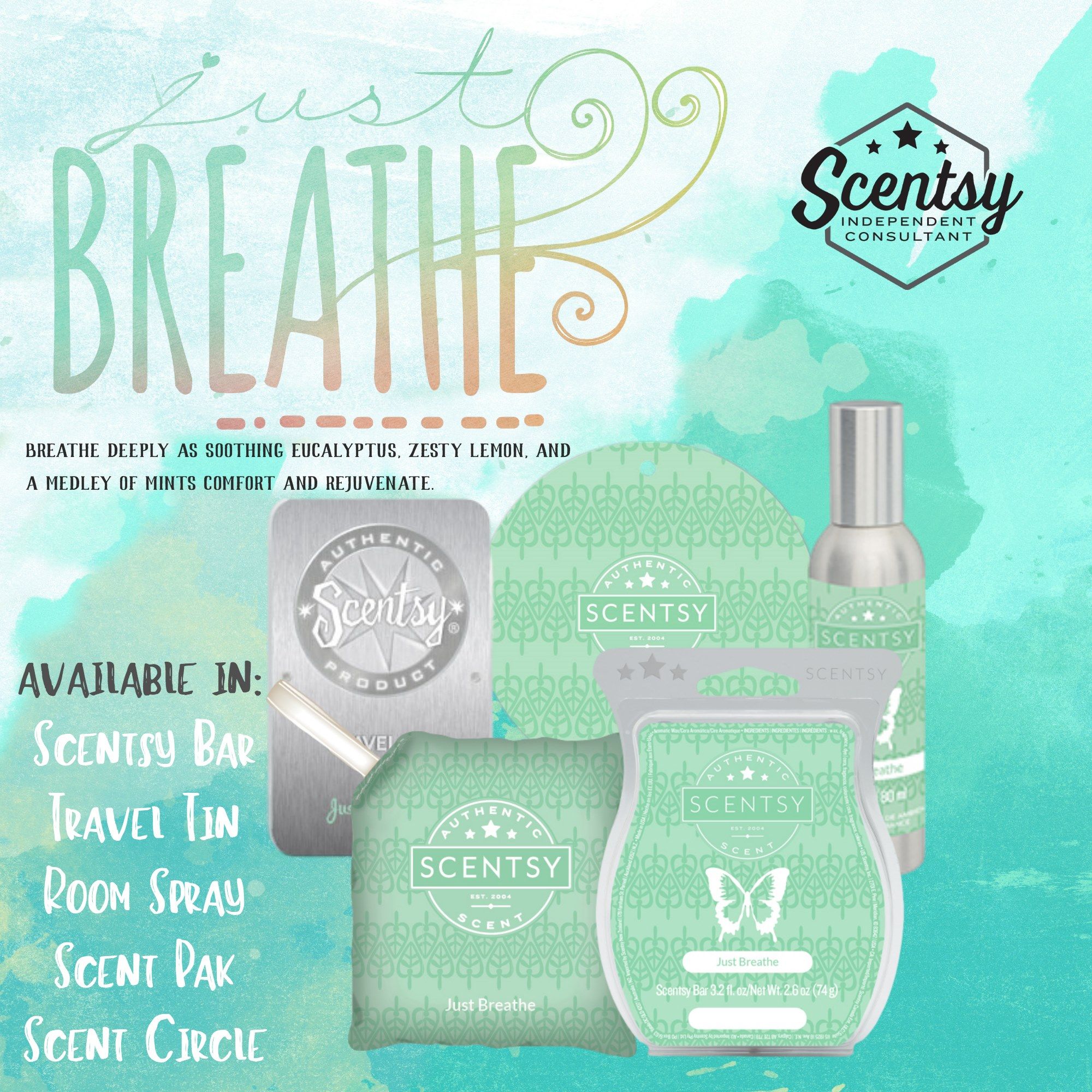 just breathe scentsy bar review