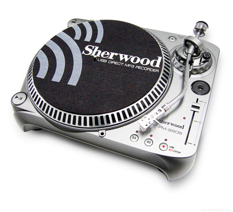 sherwood pm 9805 turntable review