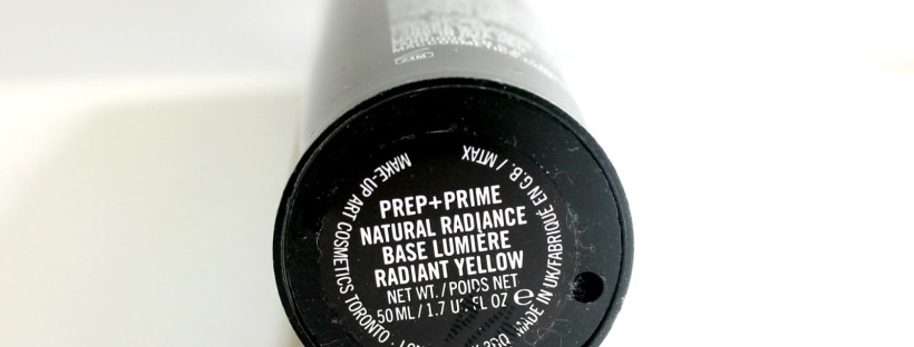 mac prep and prime radiance primer review