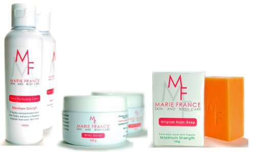 marie france whitening soap review